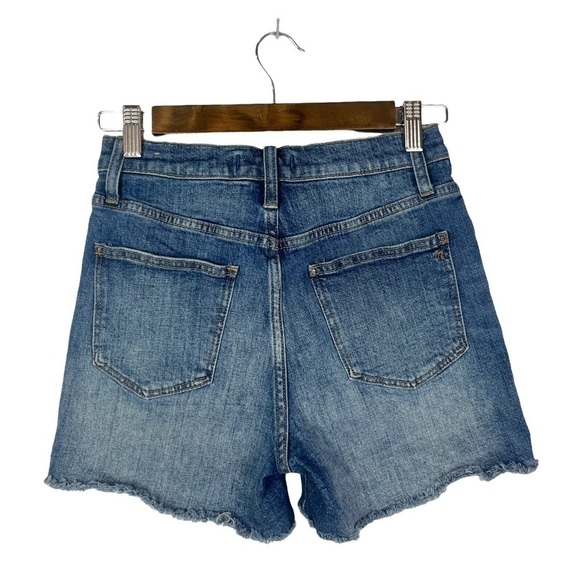 Madewell Medium Wash High Rise Denim Shorts 25 - Picture 3 of 6